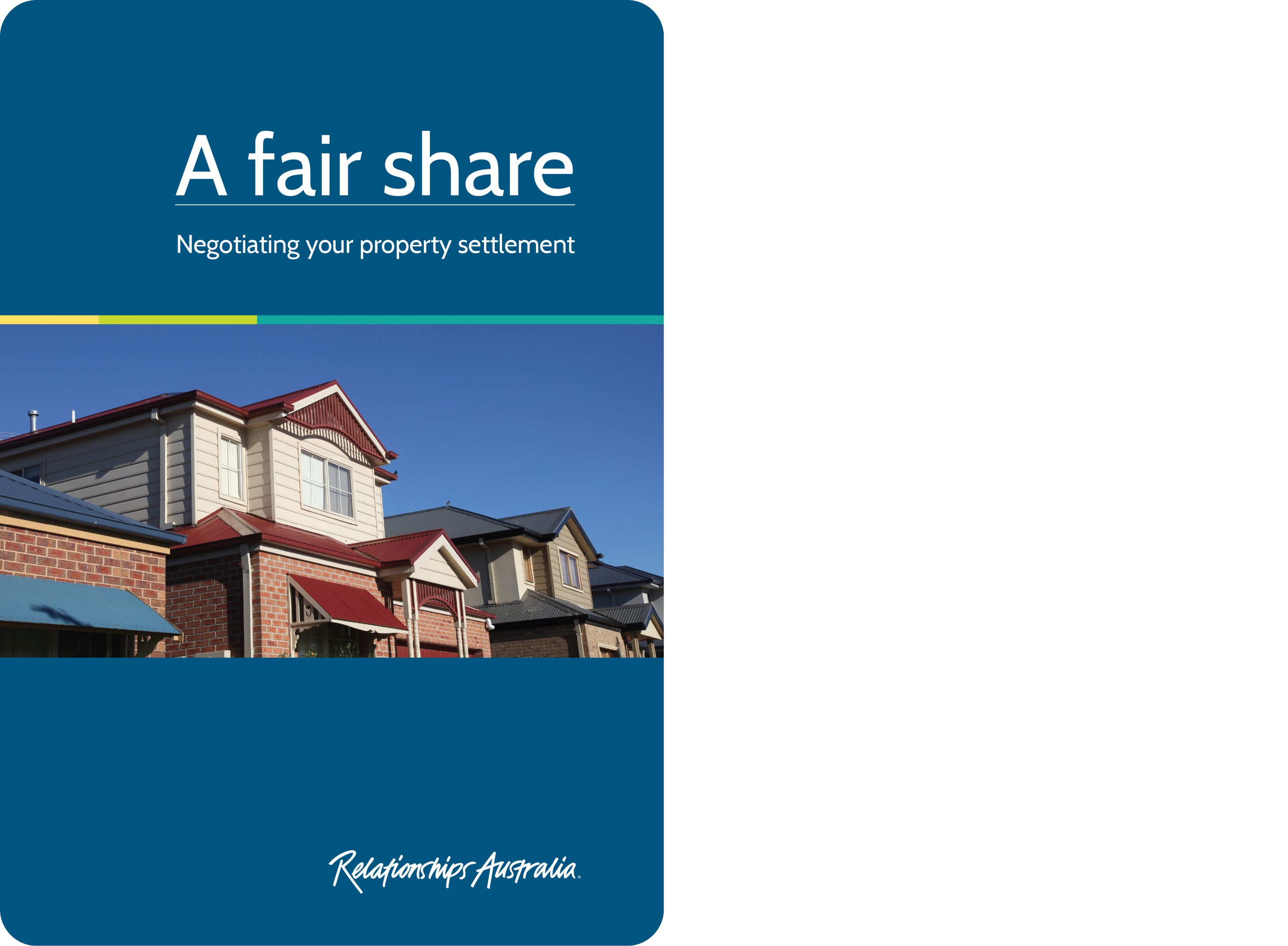 Cover of 'A fair share' booklet