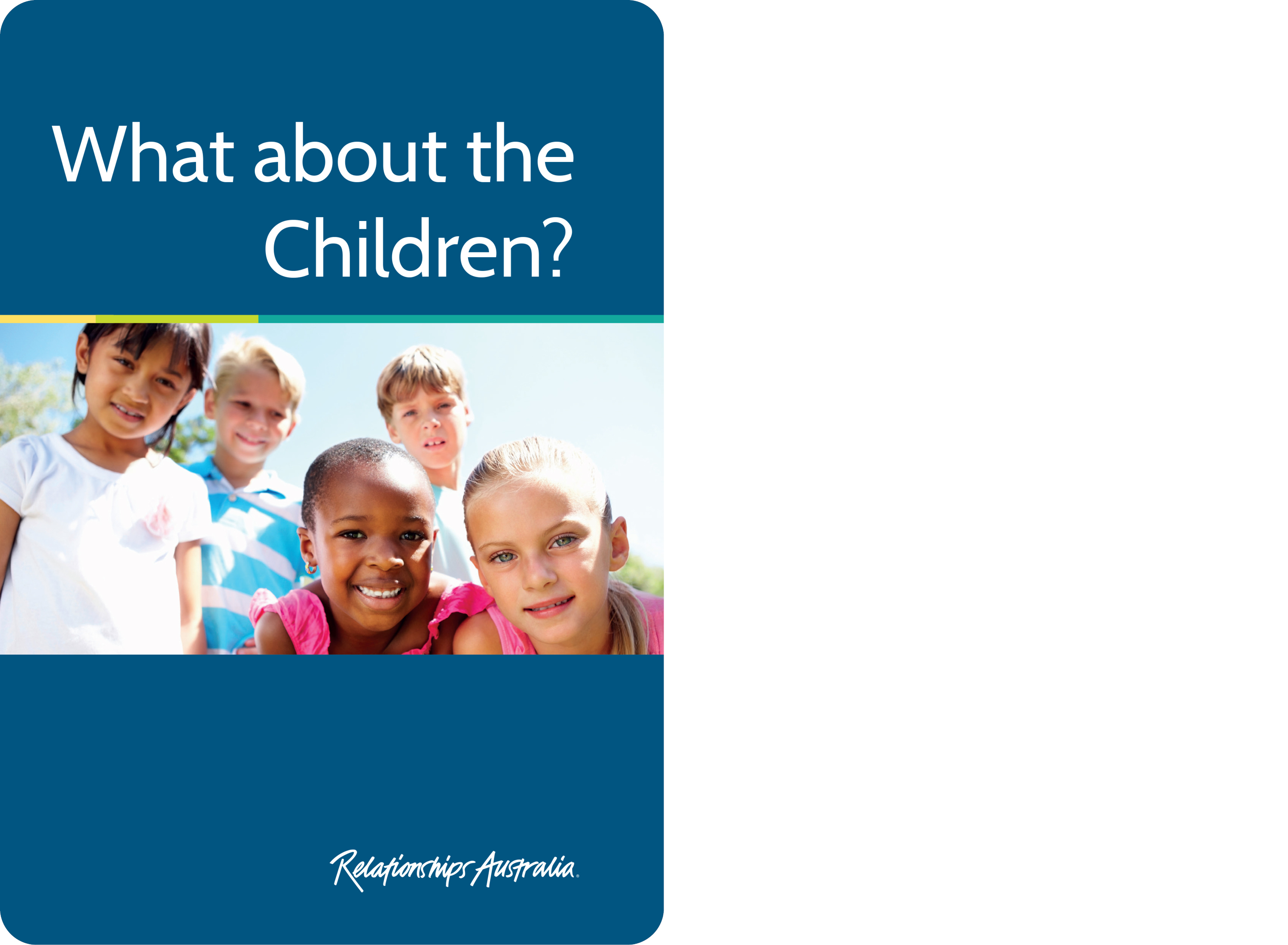 What About the Children? Booklet Cover