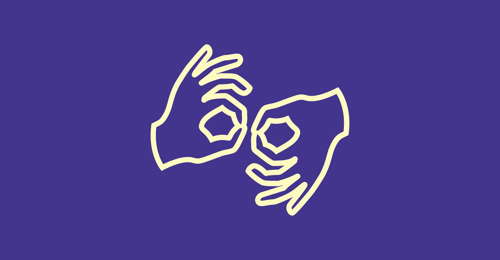 Auslan interpreter symbol