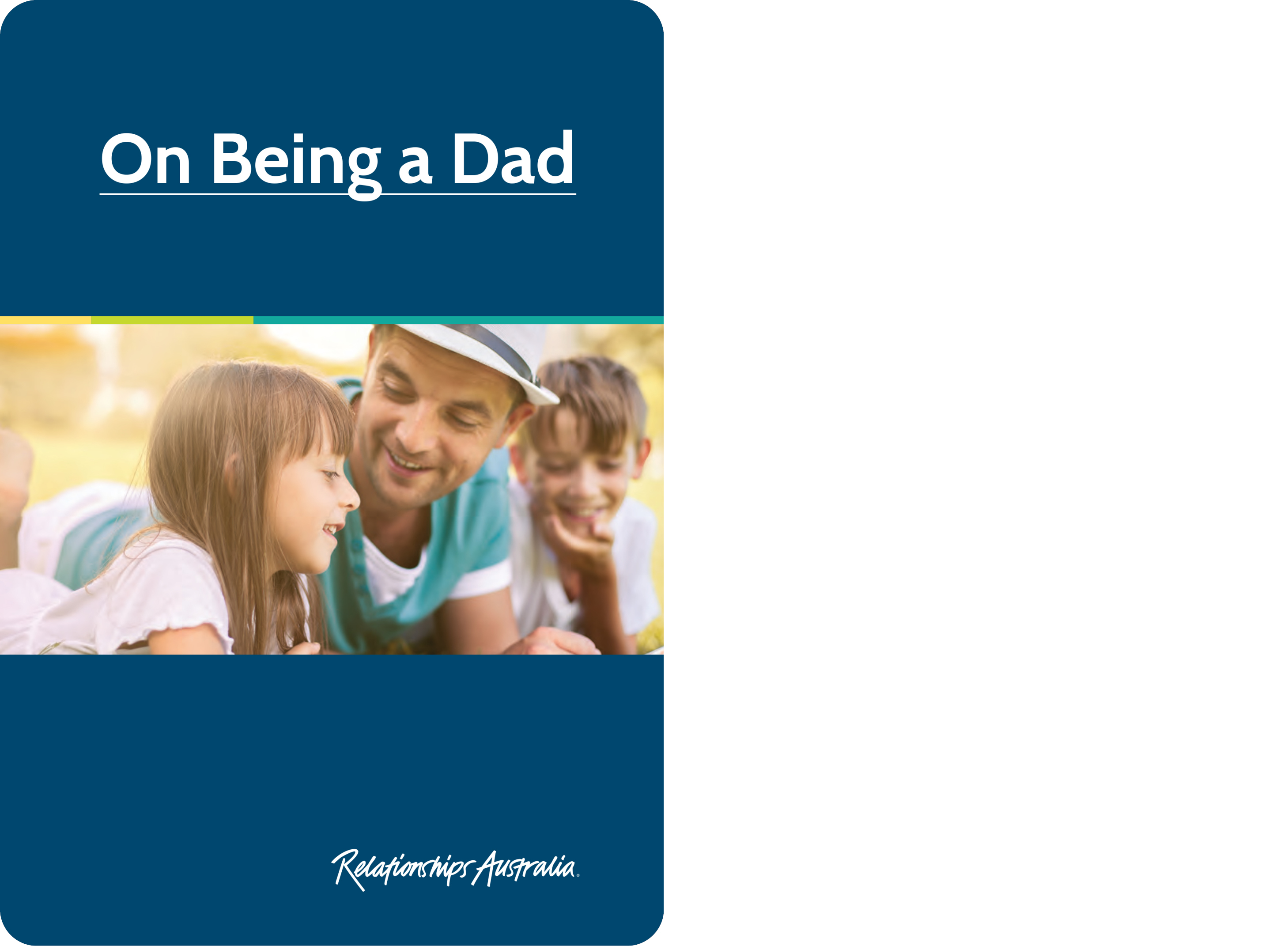 Being a Dad booklet cover