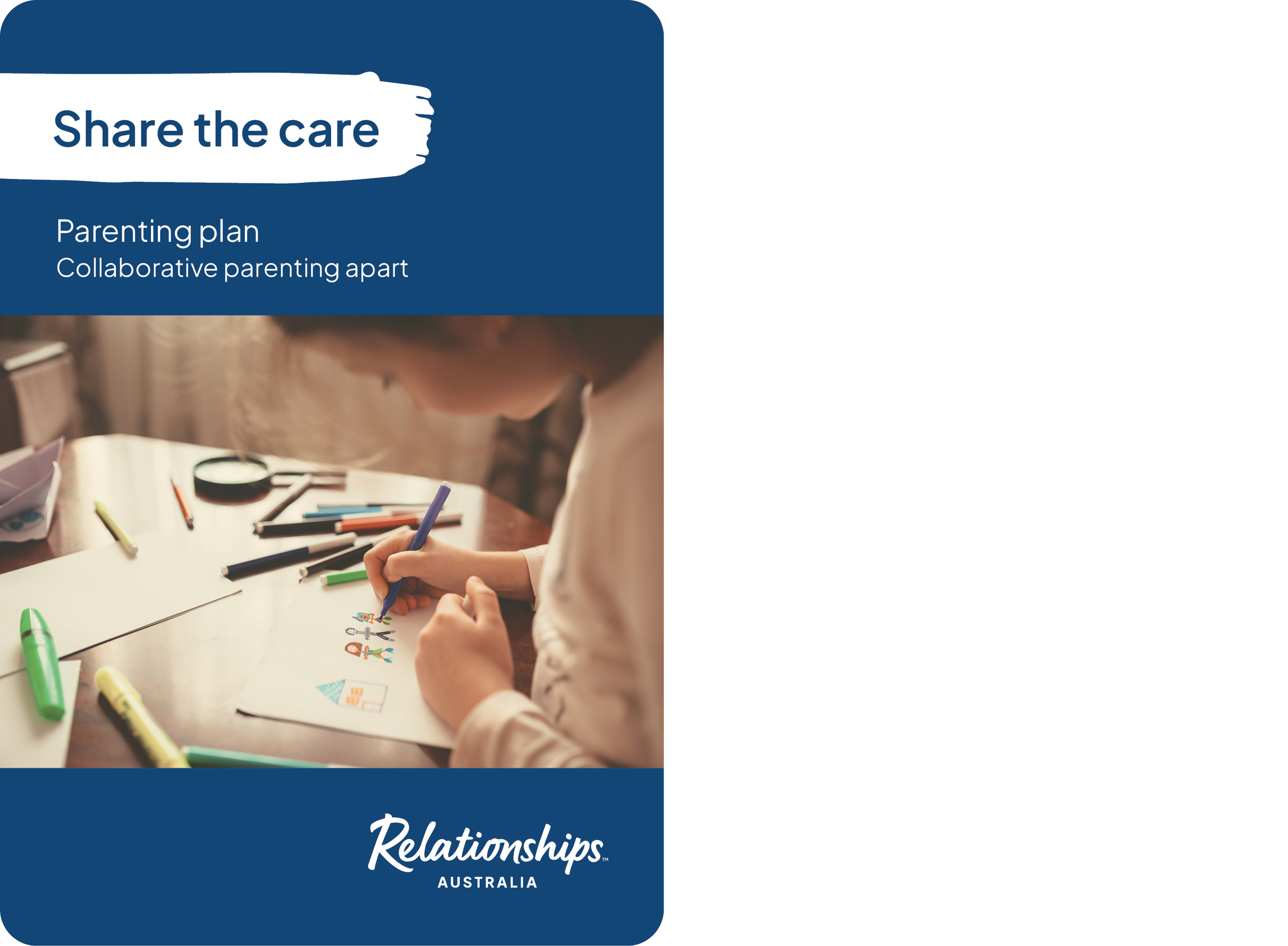 'Share the care' booklet cover