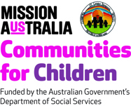 Mission Australia Communities for Children. Funded by the Australian Government's Department of Social Services